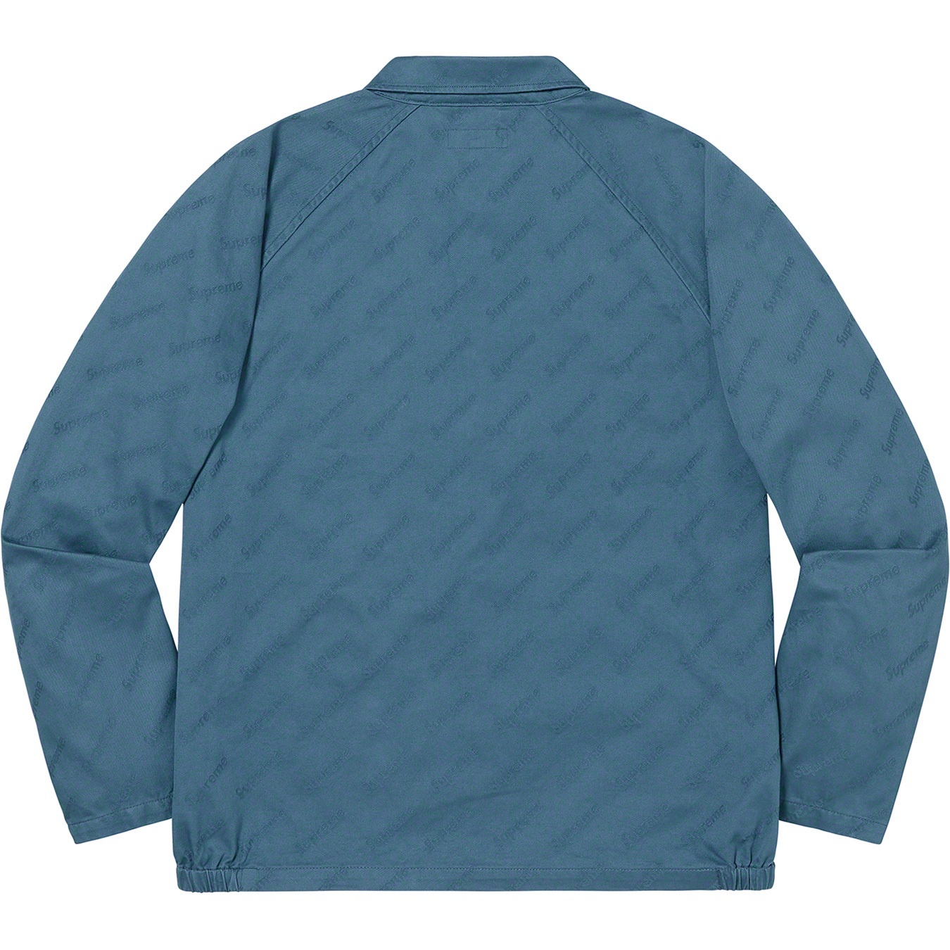 Snap Front Jacquard Logos Twill Jacket view 11